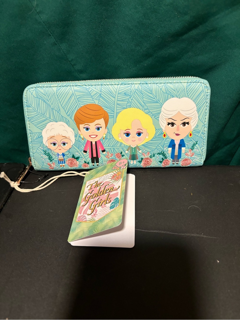 Loungefly The Golden Girls Teal Chiba  RARE Wallet